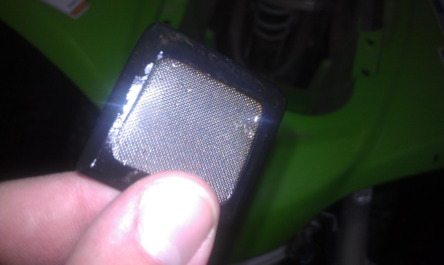 How to clean oil screens with pics KFX 450 HQ Forum